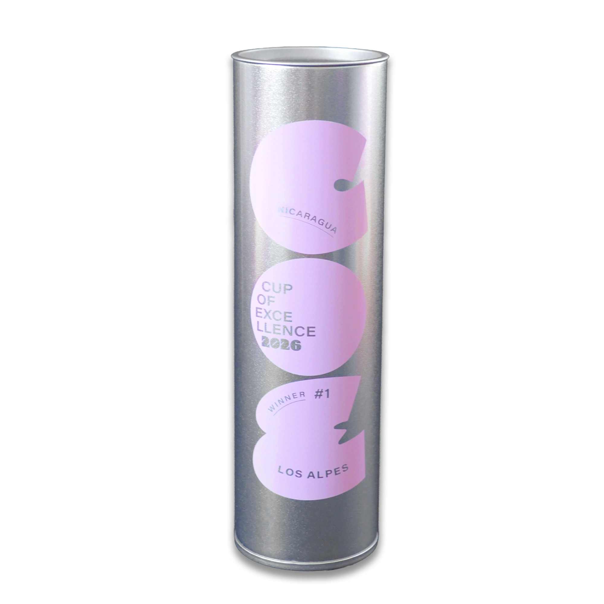 COE Los Alpes Geisha 100g缶の正式商品写真