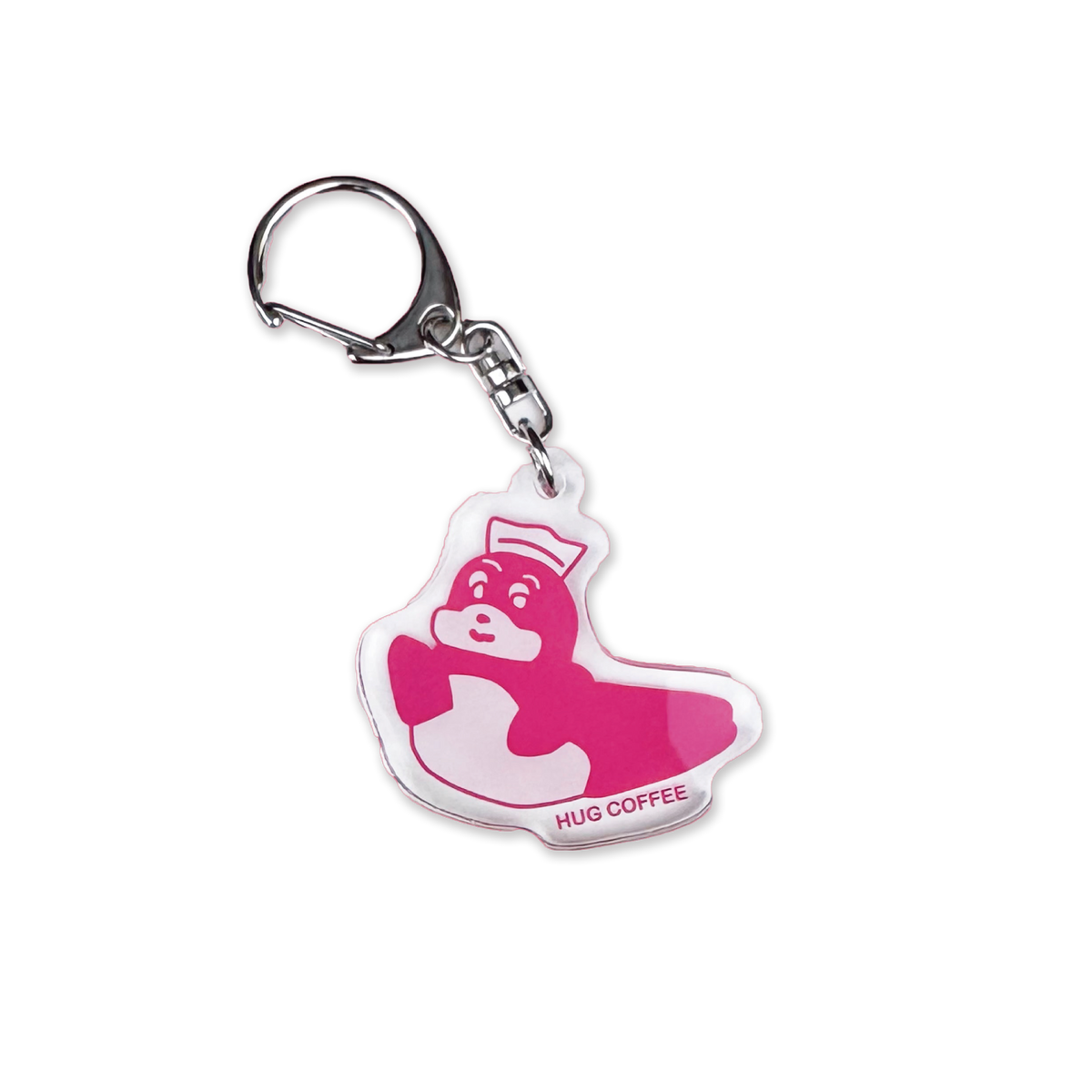 アクリルキーホルダー POP COPY / あざらしさん PINK | hugcoffee