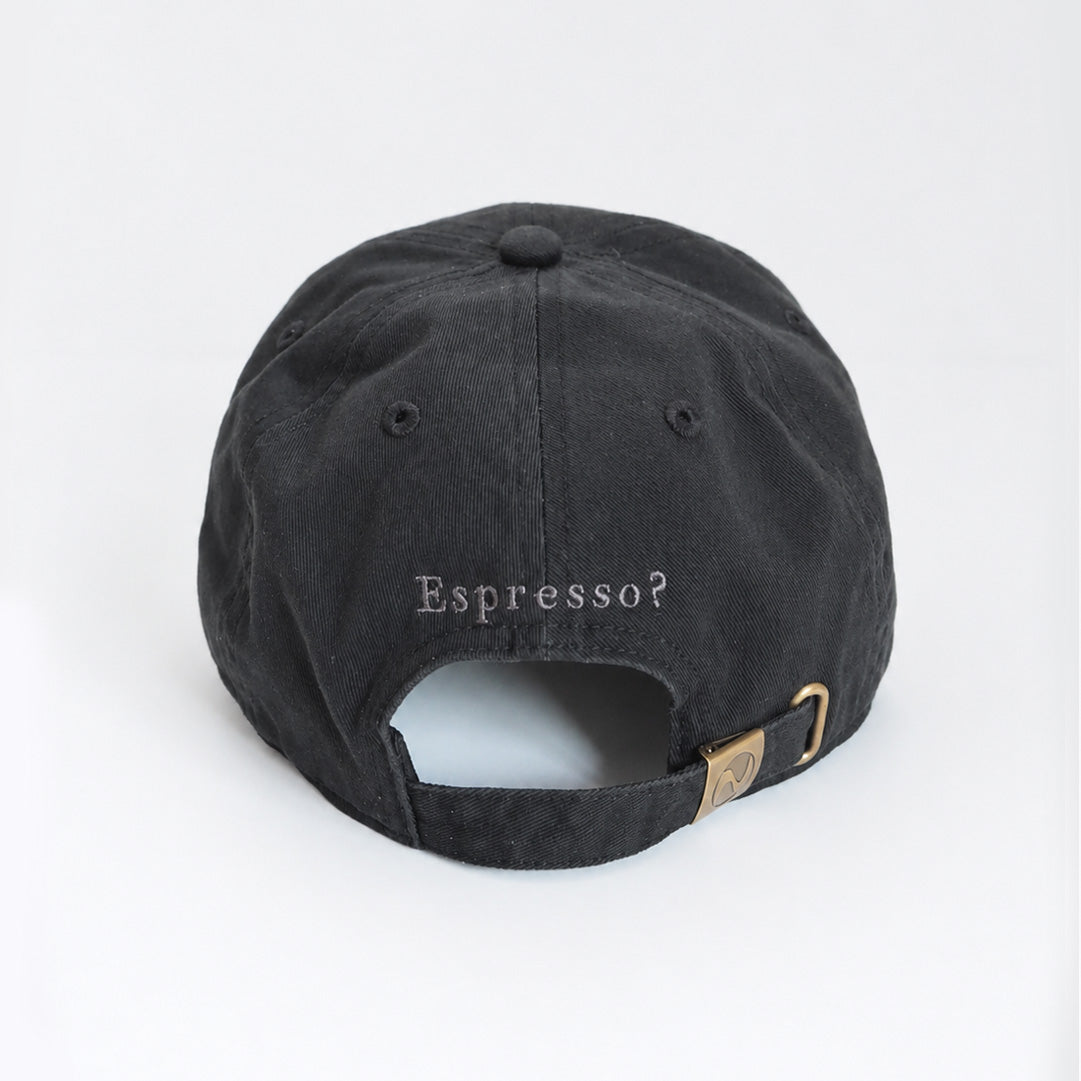 刺繍CAP｜JUST HUGS (COFFEE)
